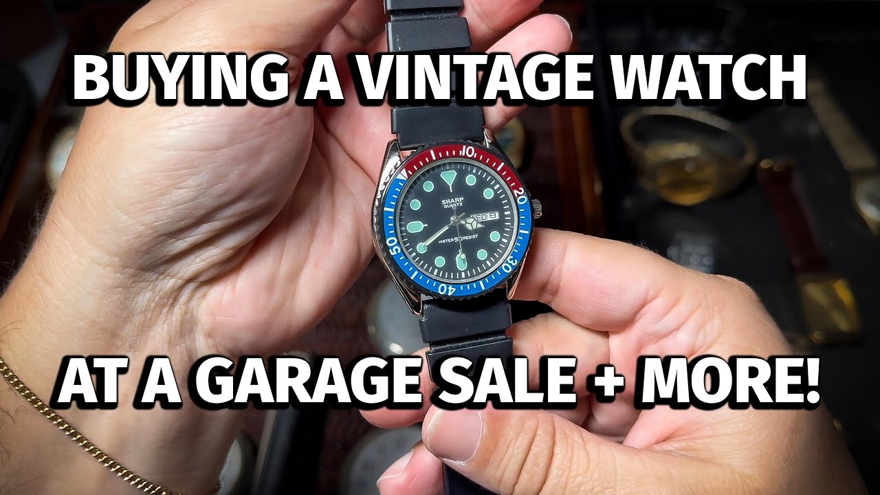 I Bought a Vintage Dive Watch at a Yard Sale For Under $10! 👀