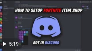 how To add Fortnite Item shop bot to discord 🤯 #discord #bot #discordbot #fortnite #itemshop screenshot 3