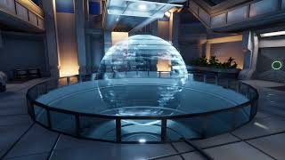 Sci Fi SpaceStation Level in Unreal Engine 4