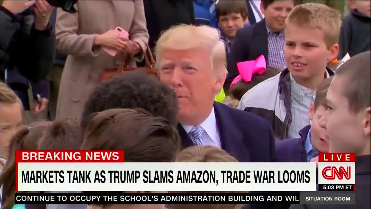 The Situation Room With Wolf Blitzer - Acosta Asks Trump About DACA At Easter Egg Roll