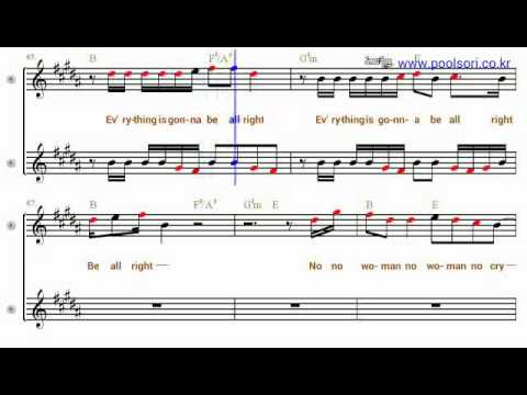no woman no cry eb alto sax sheet music bob marley youtube no woman no cry sheet music