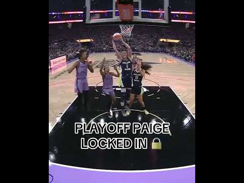 Paige Bueckers’ first WNBA playoff game.