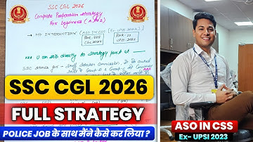 🎯SSC CGL 2026 EDUQUITY PATTERN Strategy🔥 by ASO (Ex-UPSI) | Perfect Plan for Working Aspirants”