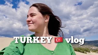 Exploring Sea Coast In Turkey With Two Children