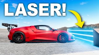 CARS vs LASERS! - BeamNG