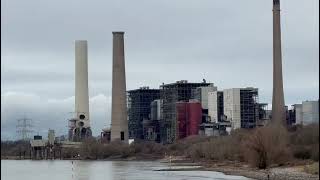 Steag Kraftwerk Voerde Schornsteinsprengung Dezember 2025