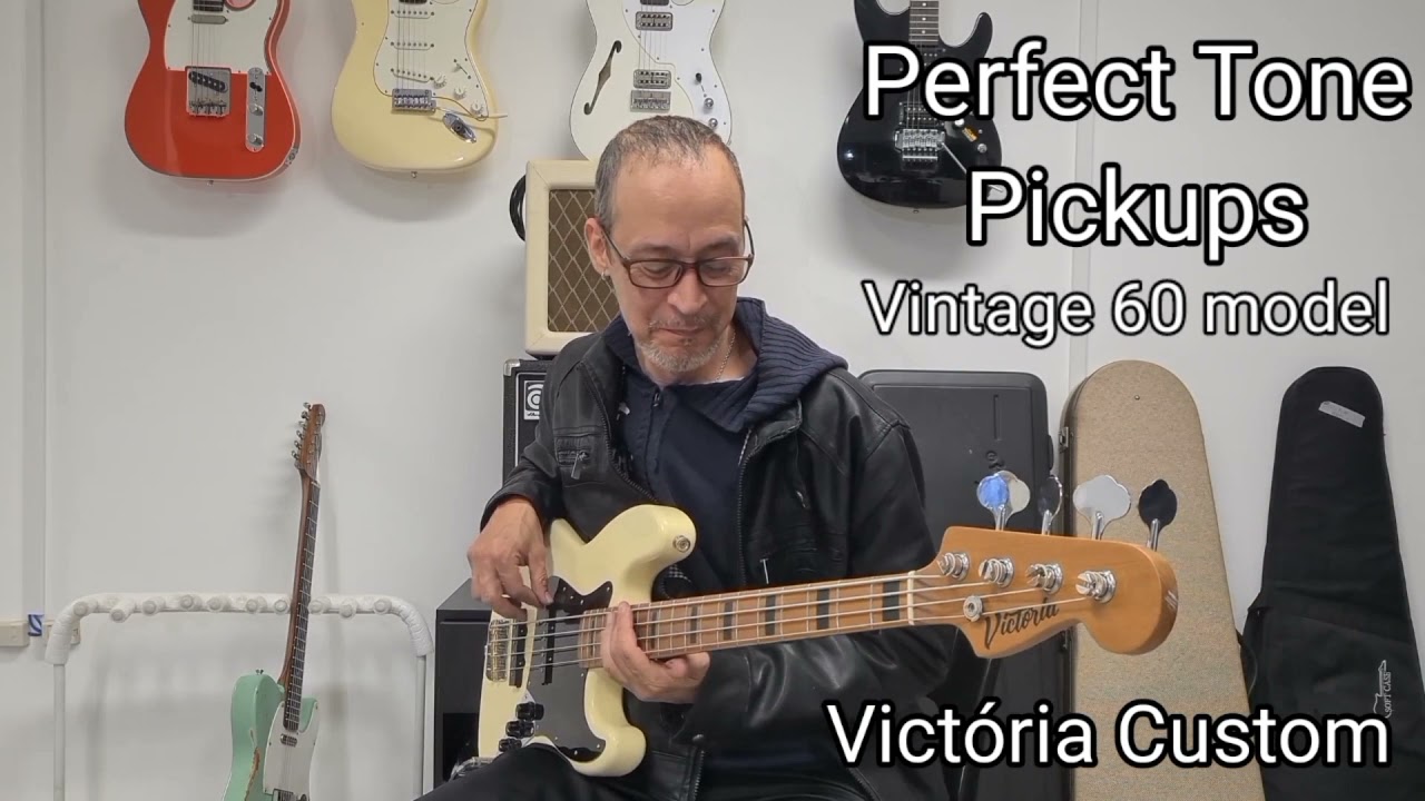 Vintage 60s Pickups Perfect Tone - Jazz Bass Victoria Custom