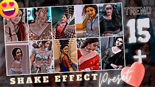 Trend Premium 15  Shake Effect Preset & XML Pack ❣ Alight Motion ❣ Download free #vetrieo