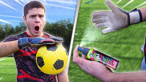 MEGA GRIP SUR DES GANTS DE FOOT !!? (TEST)