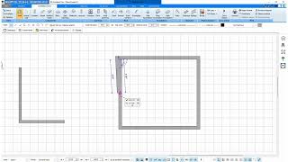 Drawing Walls, Walls with Distance, Wall Thickness, Parallel Walls in Plan7Architect screenshot 3