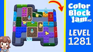 Color Block Jam Level 1281 Solution Walkthrough