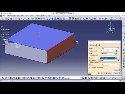 (81) variable angle draft