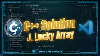 J. Lucky Array - C++ Solution | ICPC Assiut University Sheet 3 (Arrays)