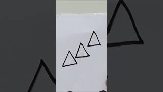 #triangle #shapes #tutorial #diy #drawing #painting #hanging #decoration #satisfying#ideas #youtube