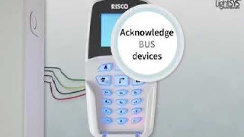 Risco Lightsys Alarm control panel