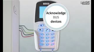 Risco Lightsys Alarm control panel