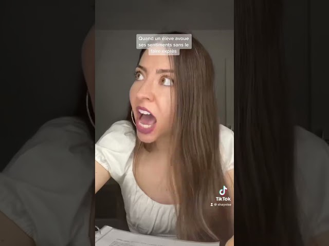 Quand un élève avoue ses sentiments sans le faire exprès #humour #pourtoi #foryou