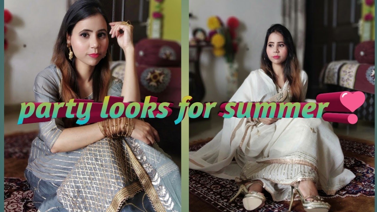 gota patti dresses party looks for summer party wear dresses from