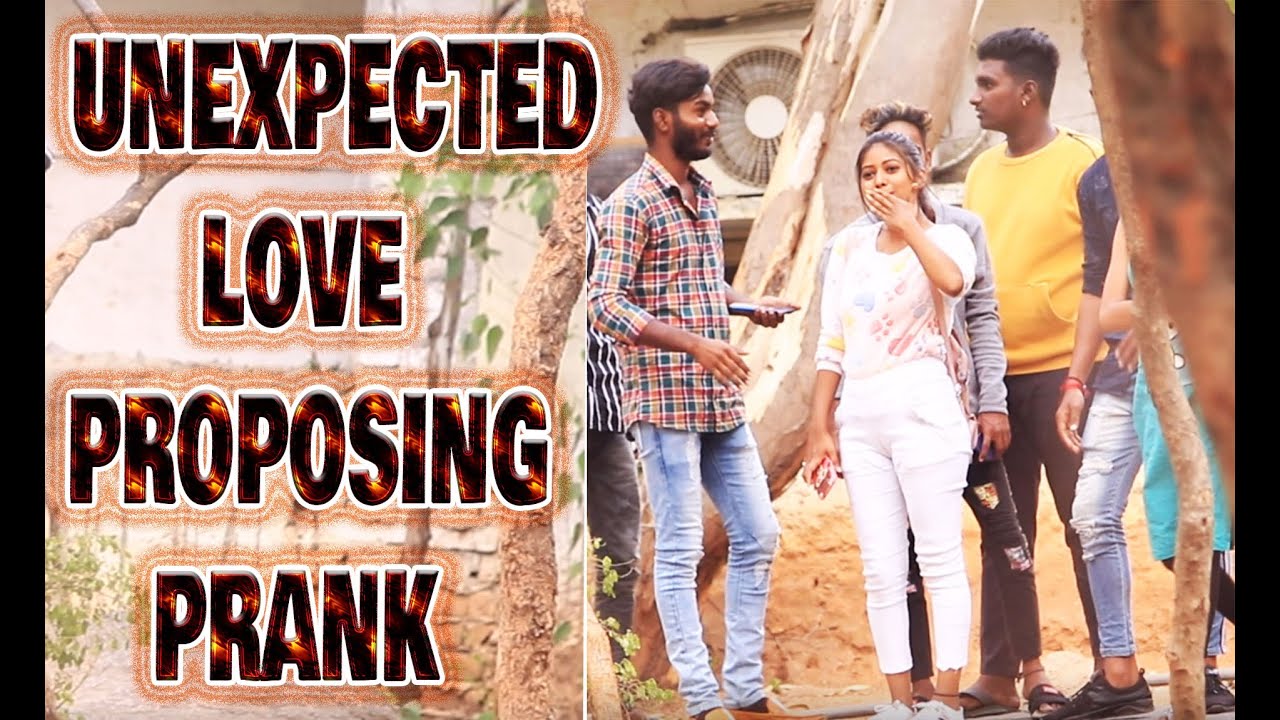 UNEXPECTED LOVE PROPOSING PRANK || Mamatha productions ||