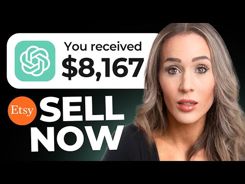 ChatGPT Says To Sell These 8 Etsy Products NOW