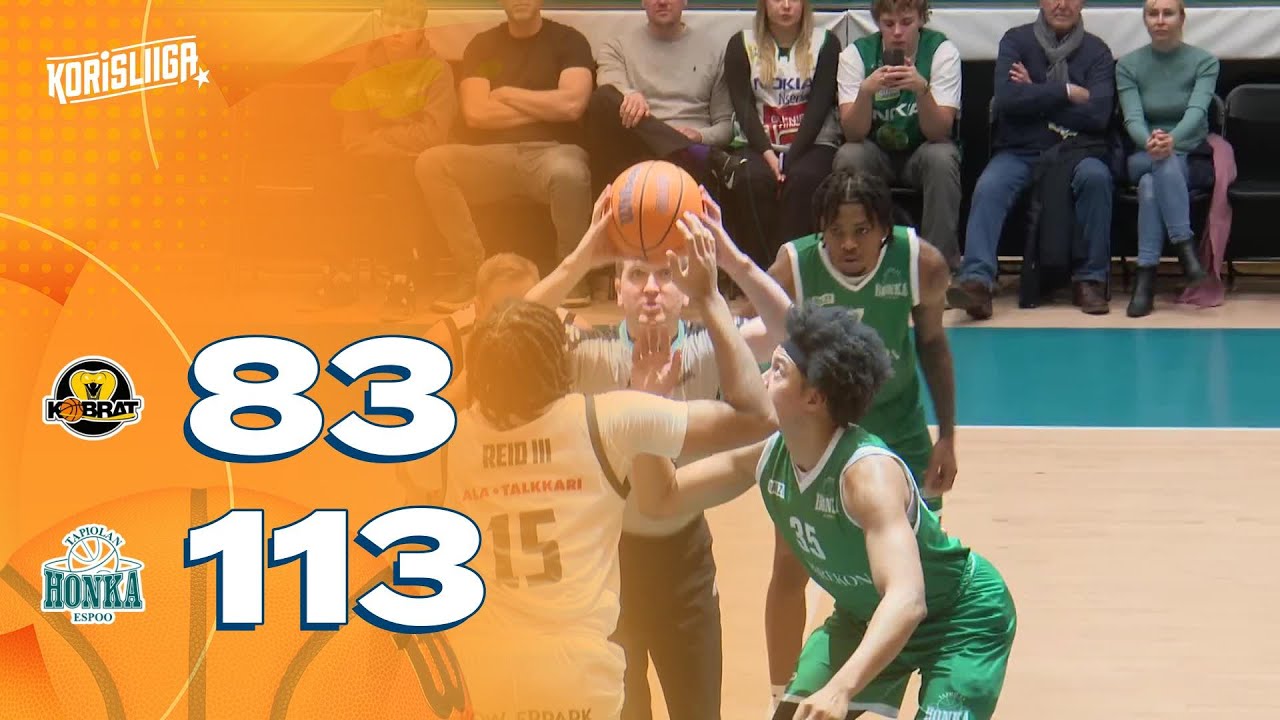 Tapiolan Honka vs. Kobrat - Game Highlights