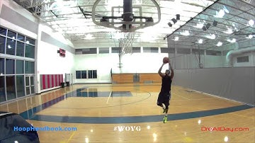 Double In & Out Behind Dribble Jumpstop Step Thru Finish Pt. 1 | Dre Baldwin