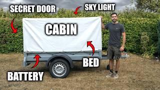Hidden Trailer Stealth Camper: FULL CABIN BUILD