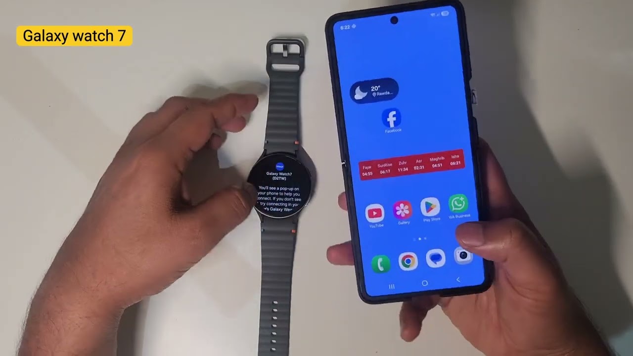Как подключить Samsung Galaxy Watch 7 к Galaxy Z Flip 7