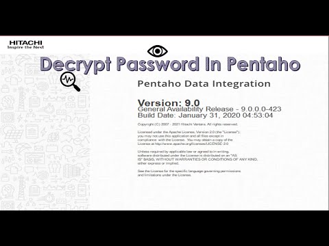Decrypt Password In Pentaho