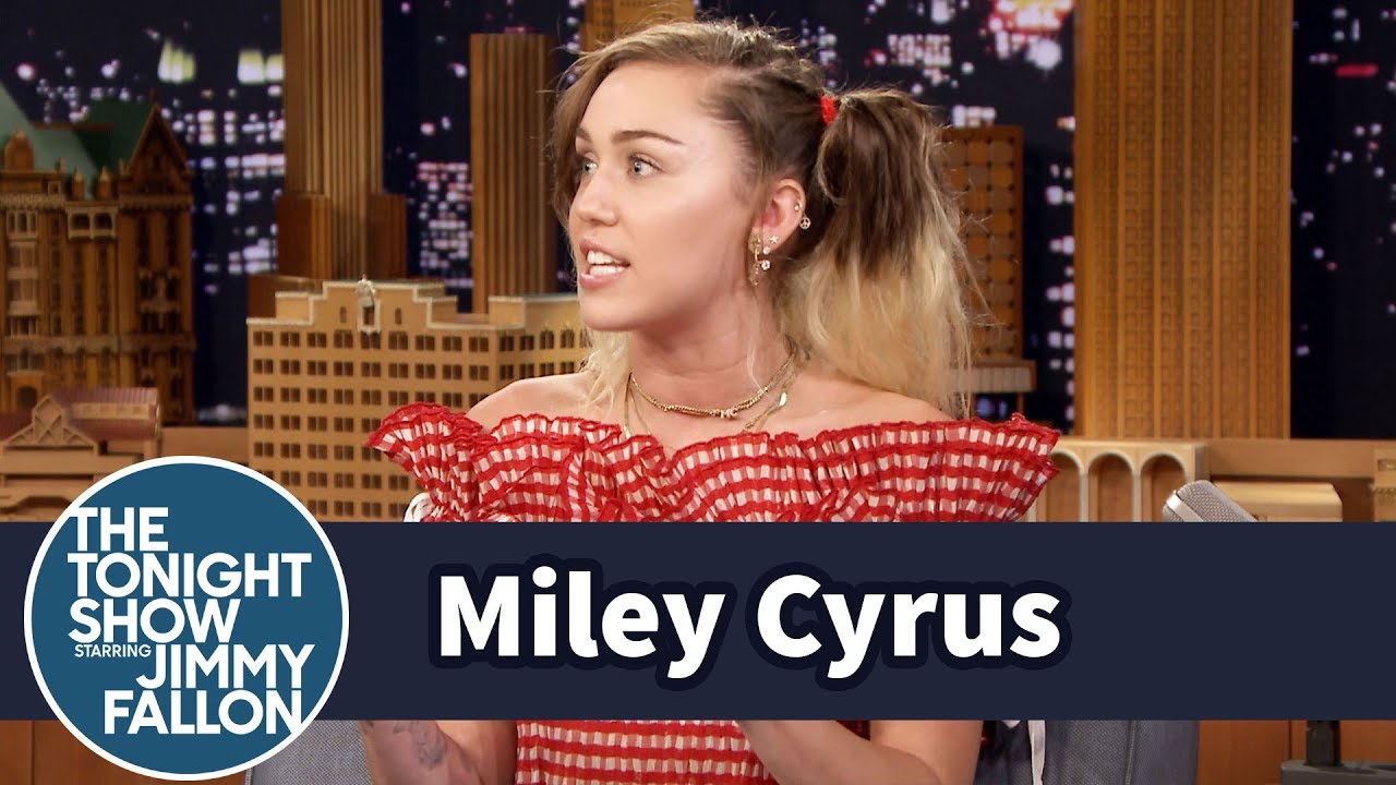 Miley Cyrus Describes Her Memorable First Time in the Subway - YouTube