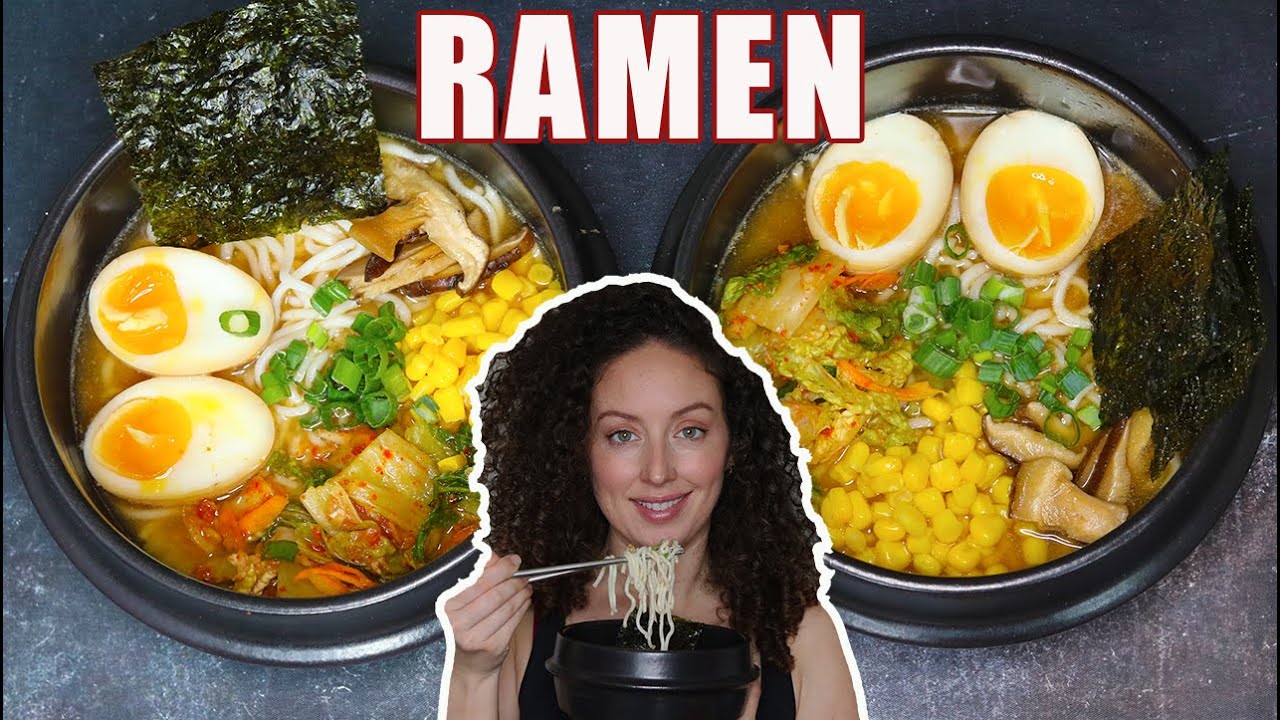 Comment faire de véritable ramen japonais végétarien à la maison 🍜