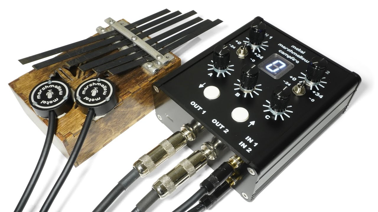 Гитарная педаль на стероидах для контактных микрофонов