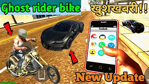 Ghost rider bike/Bugatti Car/New Update/Ducati Code/New City//Colour Change Option/Change Charector