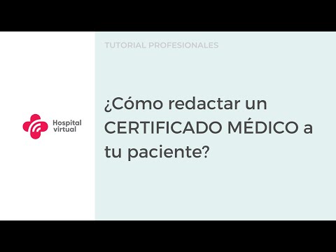 ¿Cómo redactar un CERTIFICADO MÉDICO a tu paciente? Ejemplos de Certificado Médico Oficial Relleno: Guía Práctica