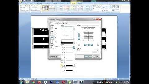 Std 6 All About Tables in MS Word (Part 2)