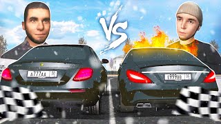 🏁WENGALLBI vs ТАМАЕВ в GRAND MOBILE! ГОНКА🏁КАКАЯ ТАЧКА БЫСТРЕЕ? CLS ИЛИ E63S В ГРАНД МОБАЙЛ