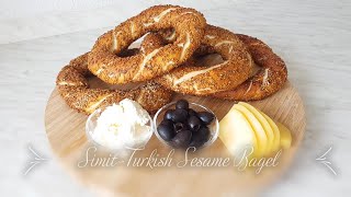 #simit #sesamebagel #turkishsimit Turkish Sesame Bagel-Simit Recipe/Ring Bread/Simit resepti