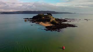 Drake’s Island Plymouth. DJI Mini 2