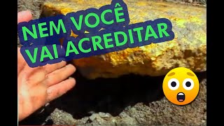 Analisando vídeo de suposta pepita de ouro gigante - Será fake