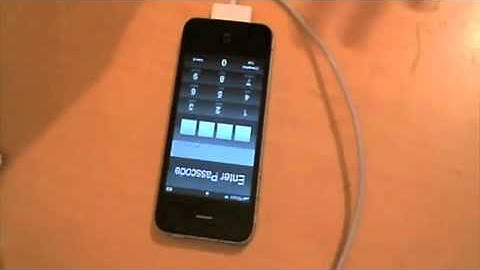 iPhone iOS Pass Code Security Hack Part 2