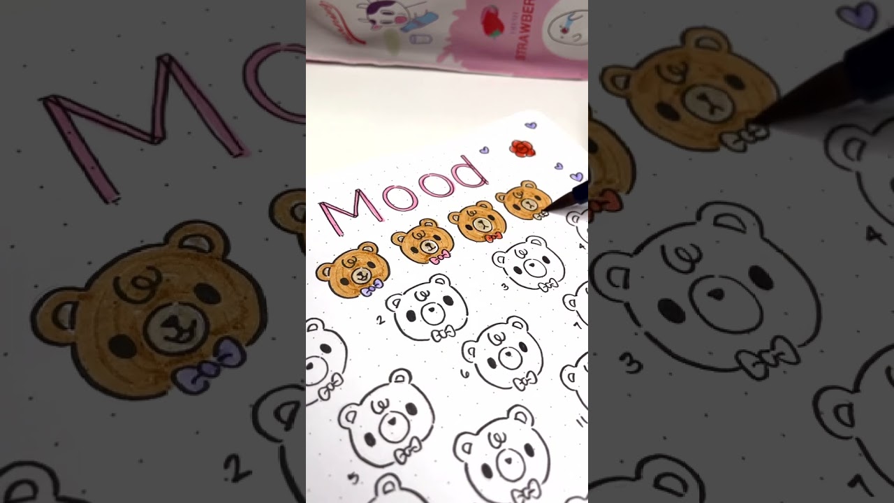 the cutest bear doodles! 🧸 