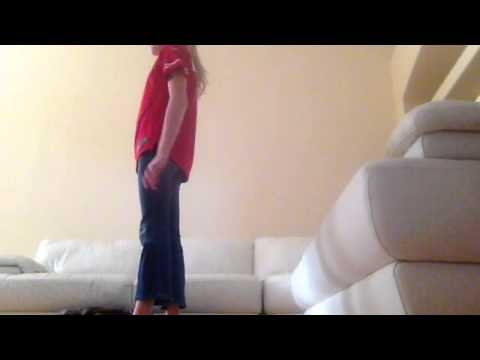 Trying to do a backbend fail part two - YouTube