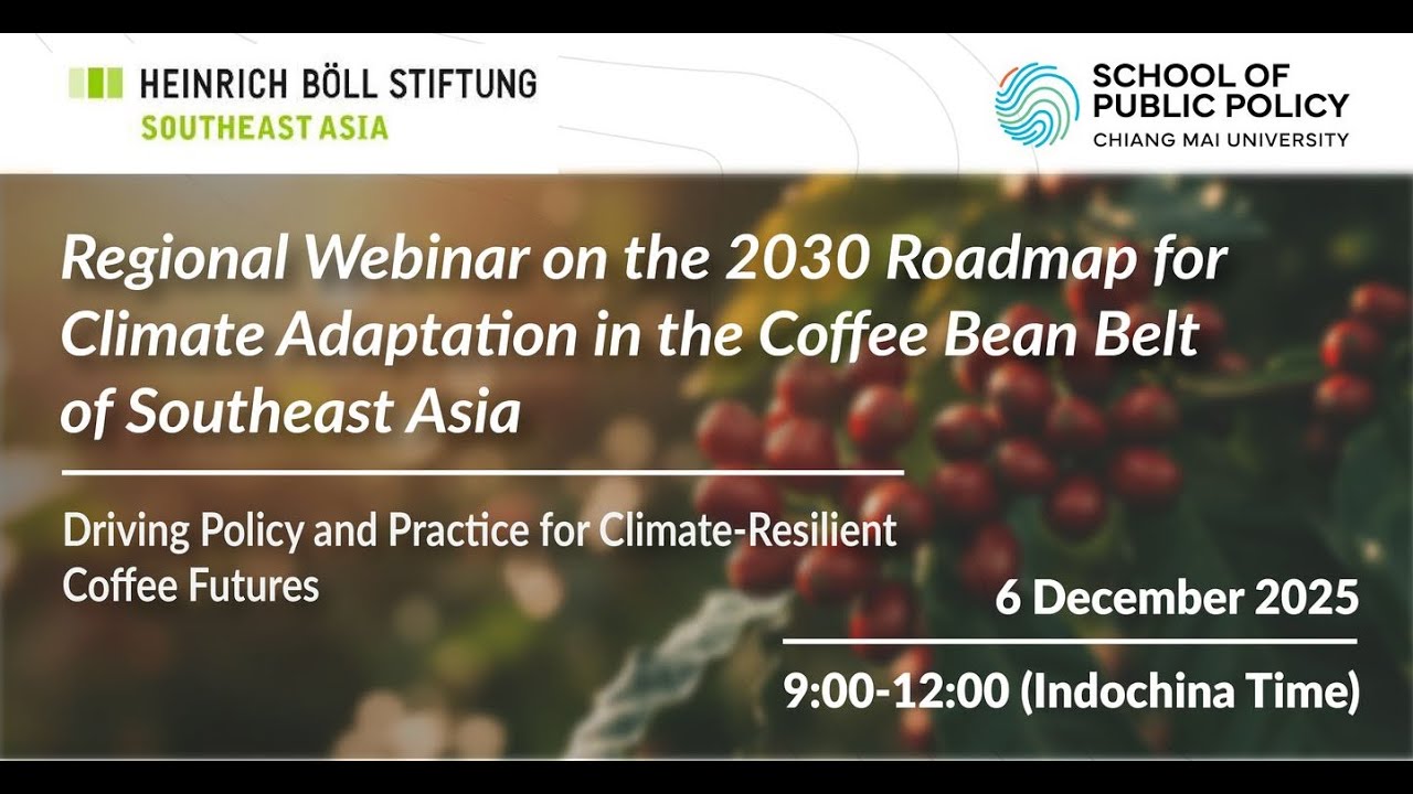 Regional Webinar on the 2030 Roadmap for Climate Adaptation in the Coffee Bean Belt Southeast Asia