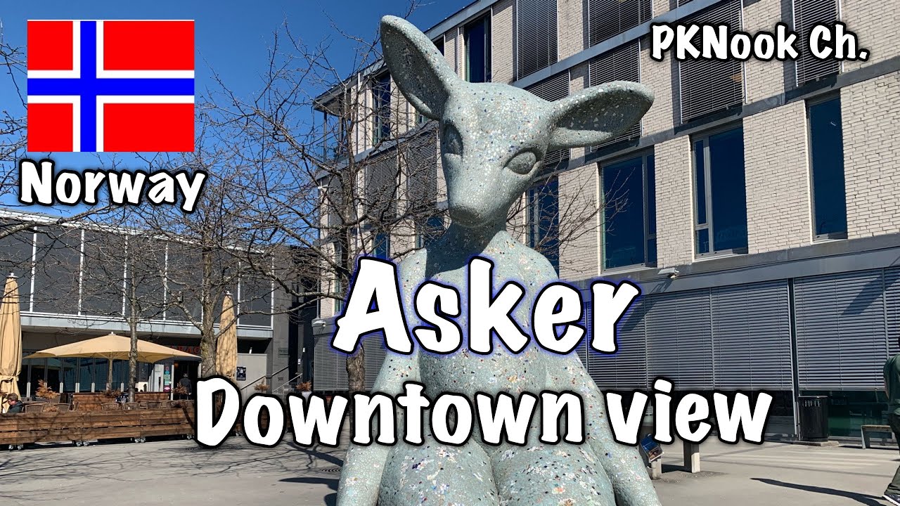 Asker Downtown view🇳🇴 | Norway | Gopro 4K