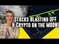 Stocks  crypto blasting off stocks to watch this week