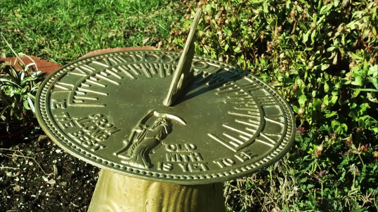 Beachfront B-roll- Sundial Timelapse (Royalty Free Footage)
