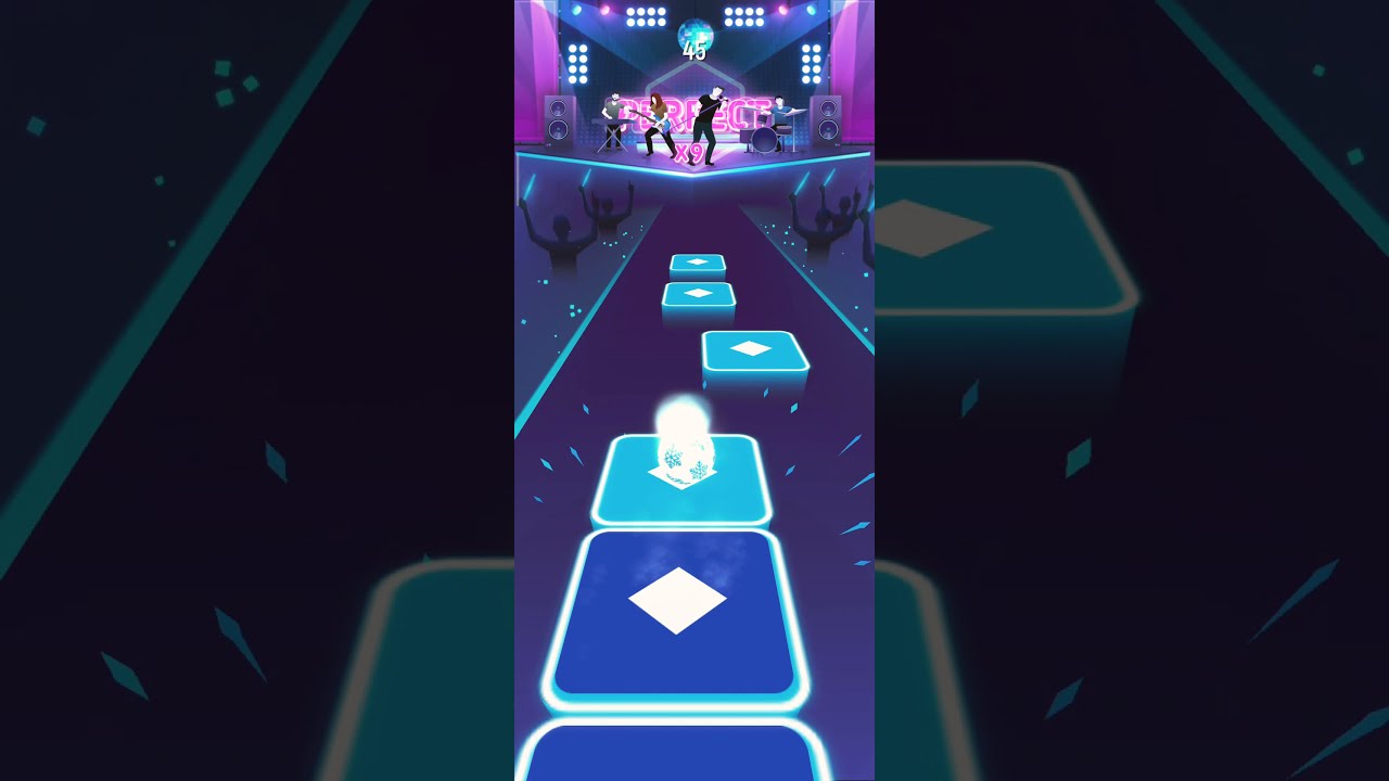 Tiles Hop New Rules Dua Lipa P1/P2 Endless Mode 7 7097 New Record