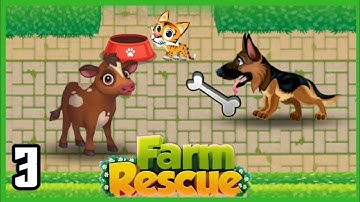 Farm Rescue - Pull The Pin Game :  Gameplay Walkthrough [ Level - 21 To 35]