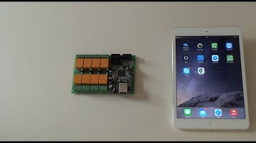 How to access SNMP 8 Relay Module LM35DZ from iPad via DAE-iModules