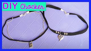 Como hacer un Collar de moda / Choker -